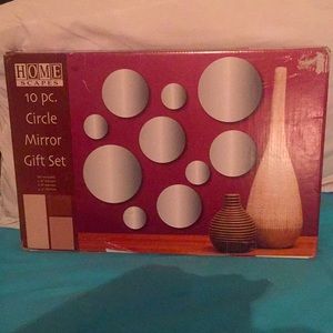 10pc circle mirror set